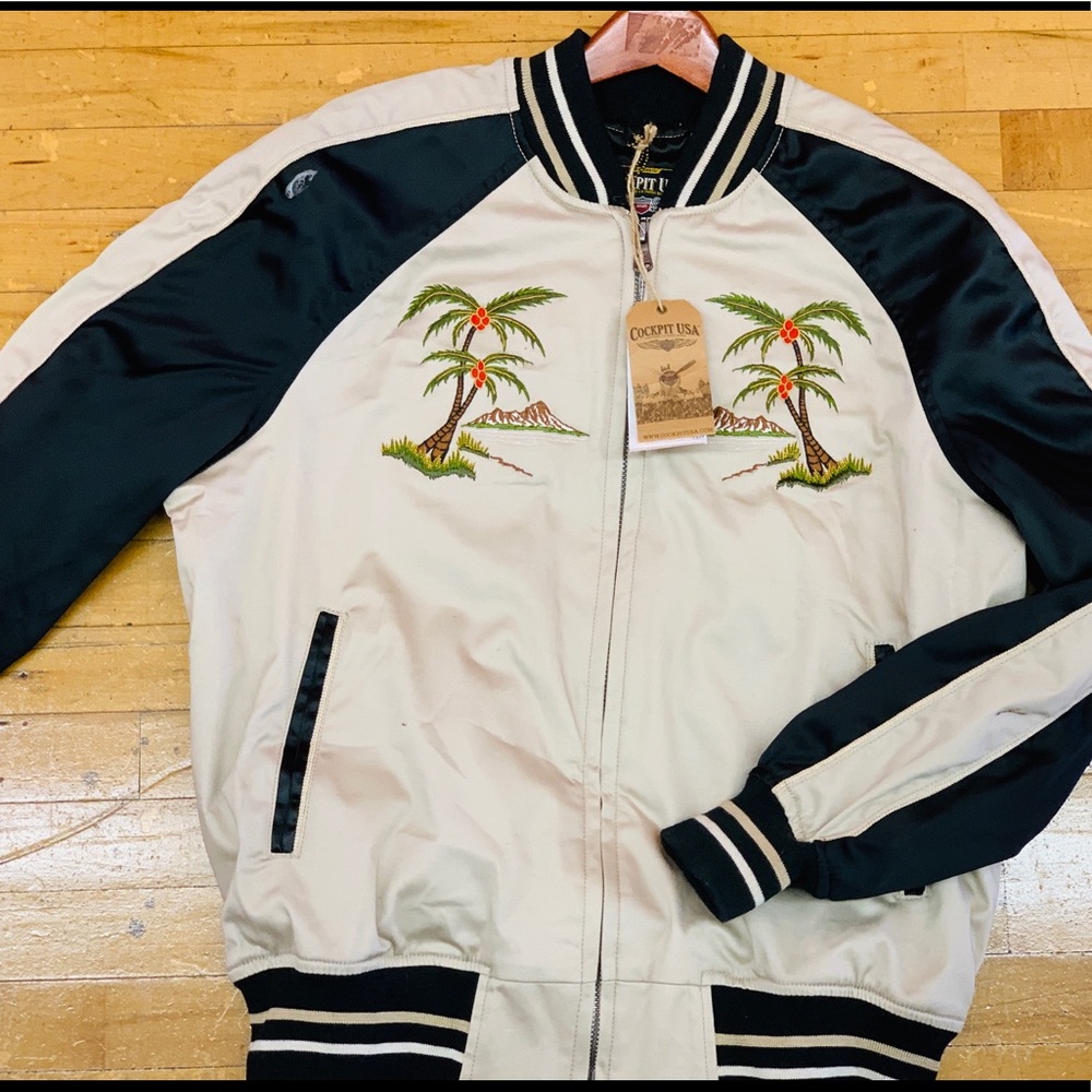 NWT Cockpit USA souvenir jacket Made in USA